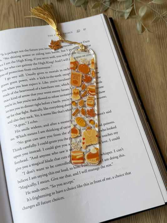 autumn vibes bookmark