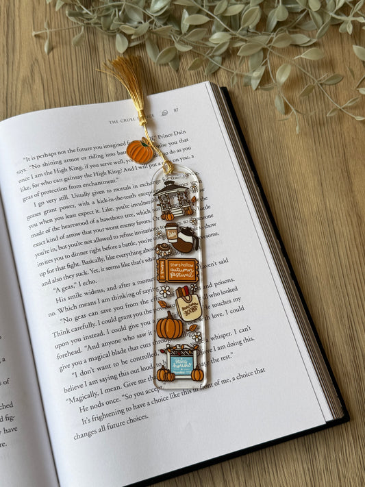 small town vibes bookmark