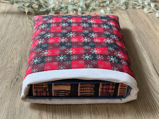 falling snowflakes book sleeve