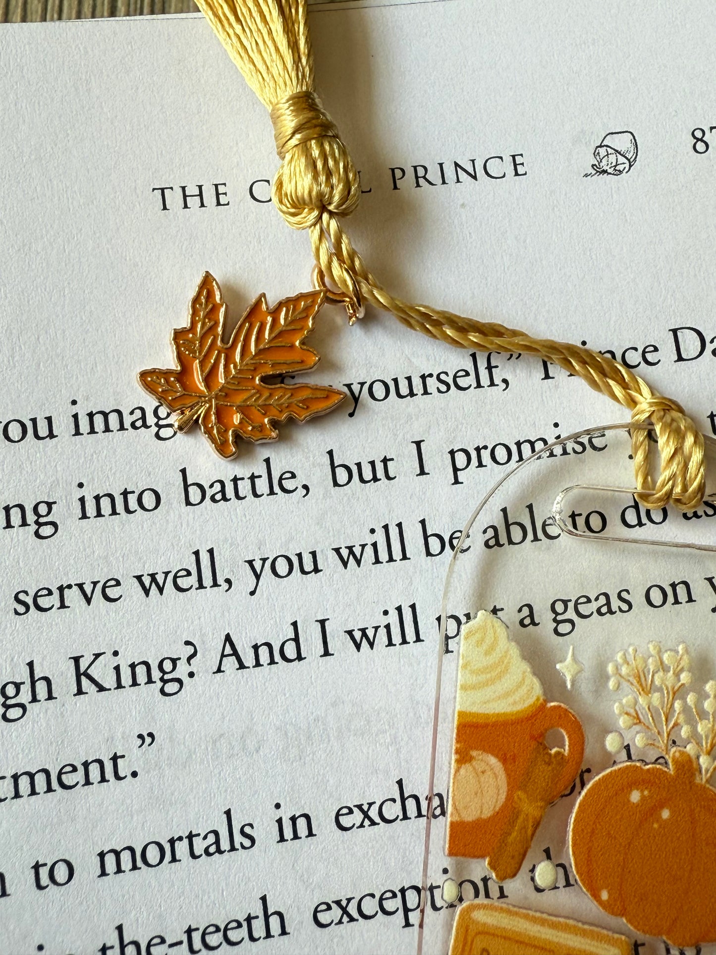 autumn vibes bookmark
