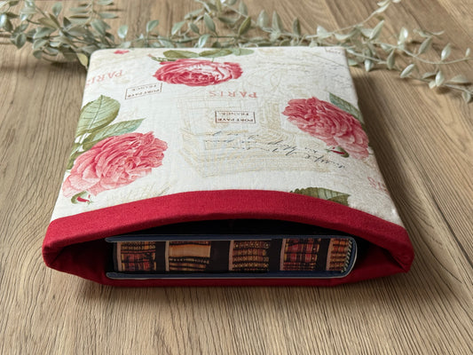 paris roses book sleeve