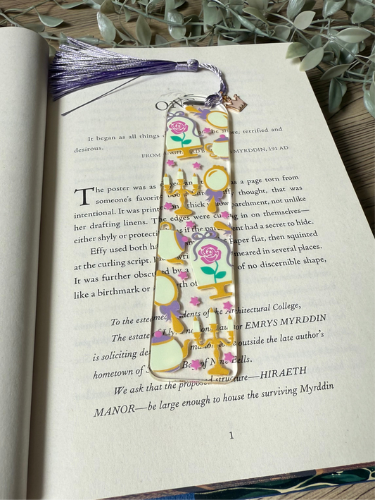 golden princess bookmark
