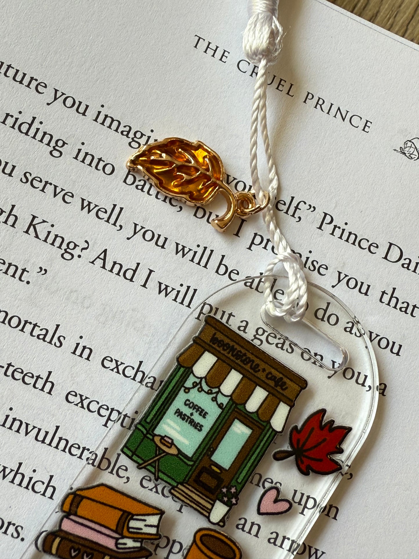 a bookish fall bookmark