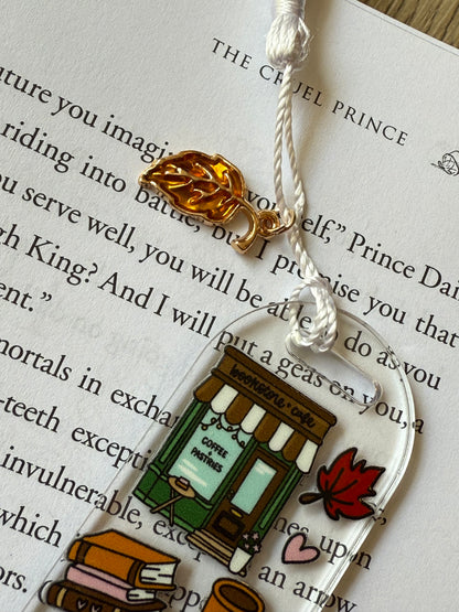 a bookish fall bookmark