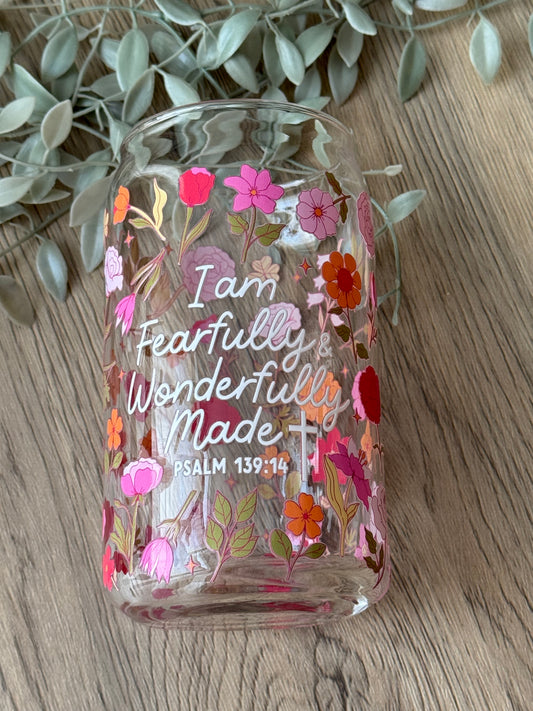fearfully & wonderfully made glass cup