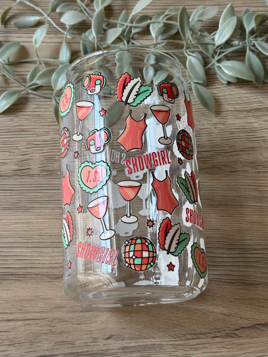 showgirl glass cup