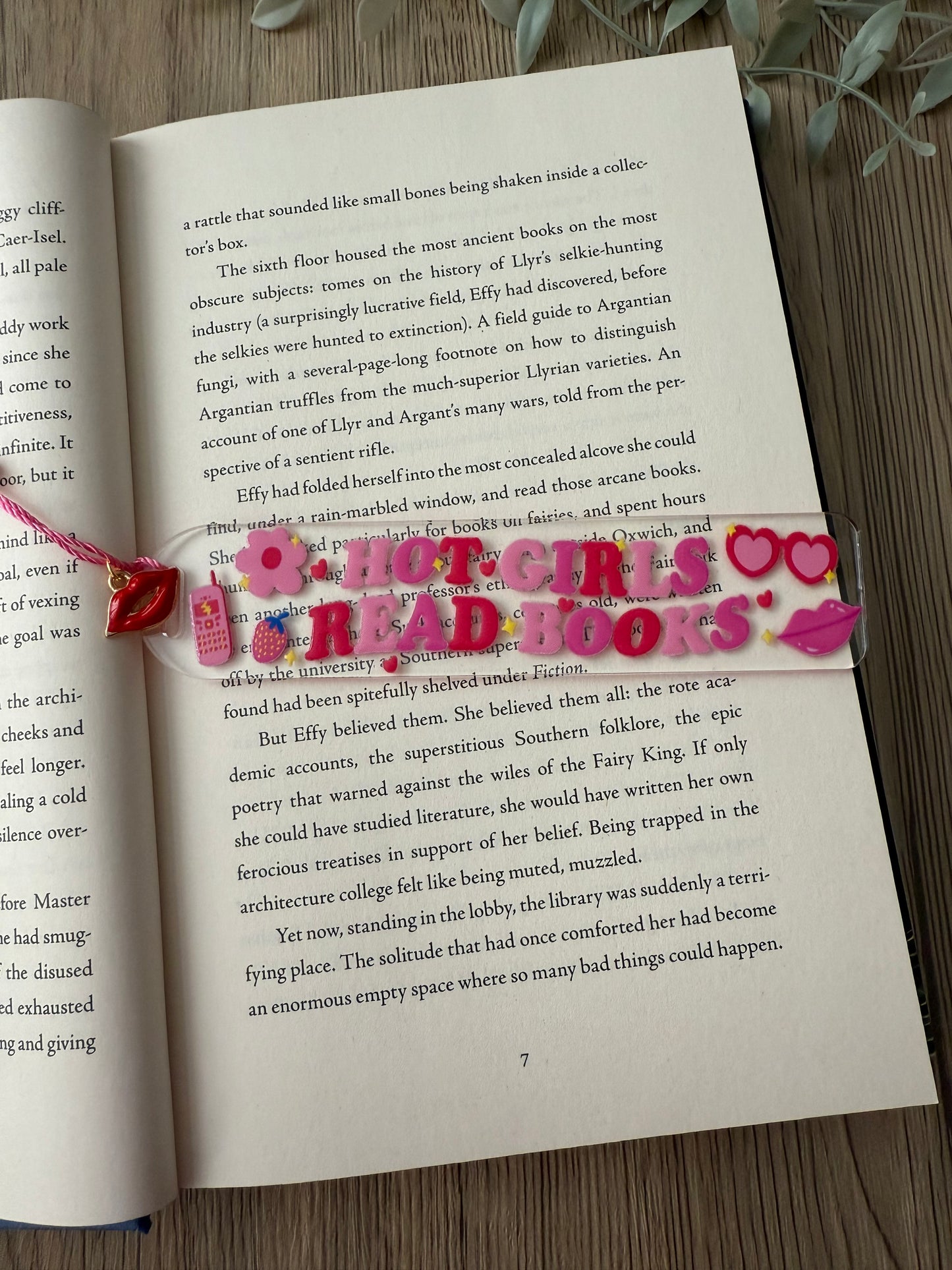 hot girls read bookmark