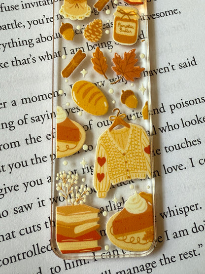 autumn vibes bookmark