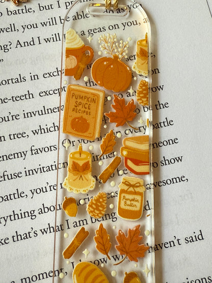 autumn vibes bookmark