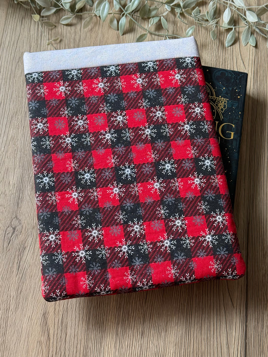 falling snowflakes book sleeve