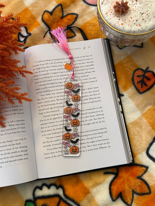 halloween harvest bookmark