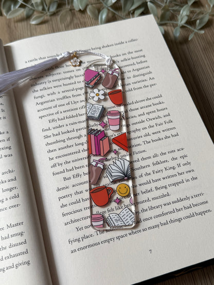 happy reading bookmark