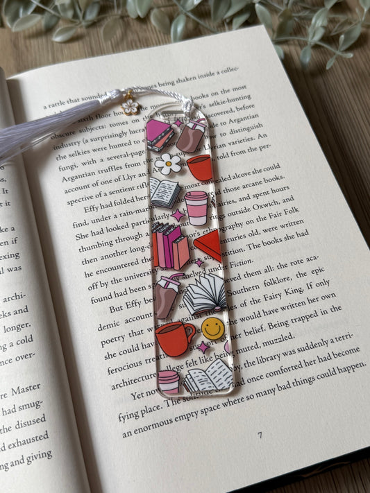 happy reading bookmark