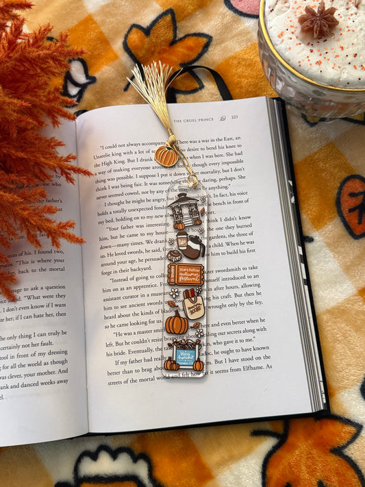 small town vibes bookmark