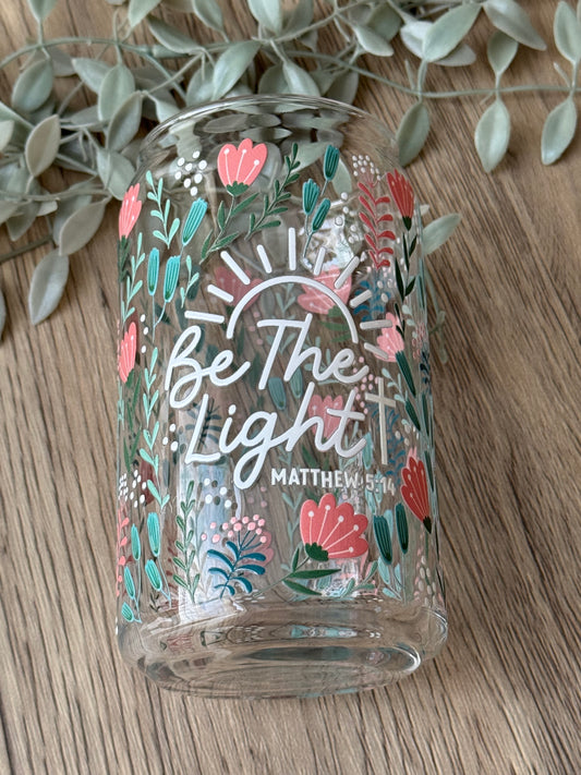 be the light glass cup