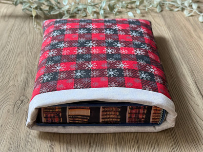 falling snowflakes book sleeve