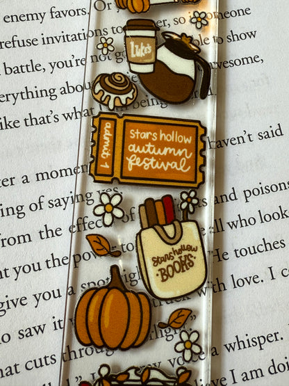 small town vibes bookmark