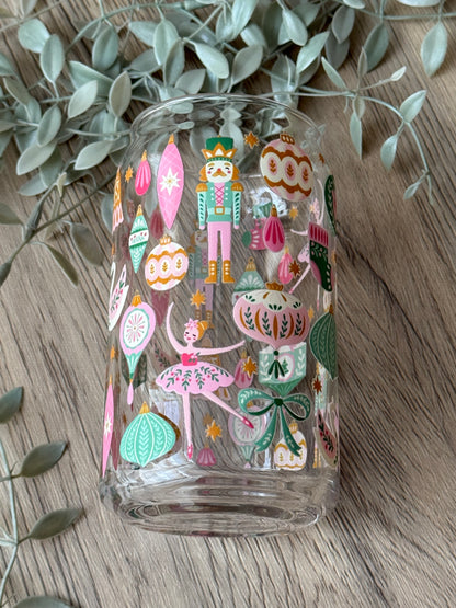 the nutcracker glass cup