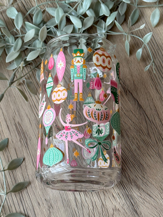 the nutcracker glass cup