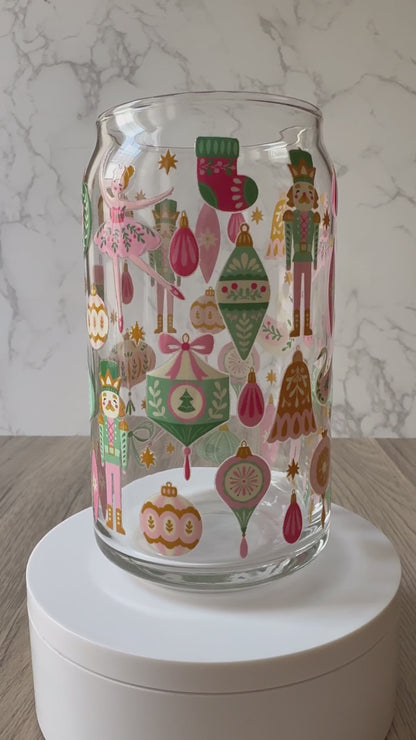 the nutcracker glass cup