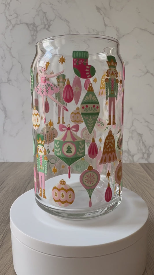 the nutcracker glass cup