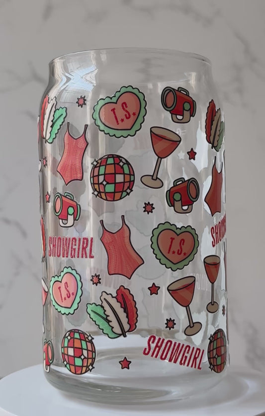 showgirl glass cup