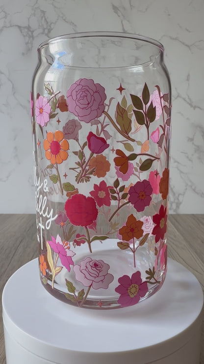 fearfully & wonderfully made glass cup