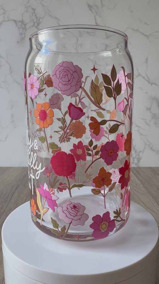 fearfully & wonderfully made glass cup