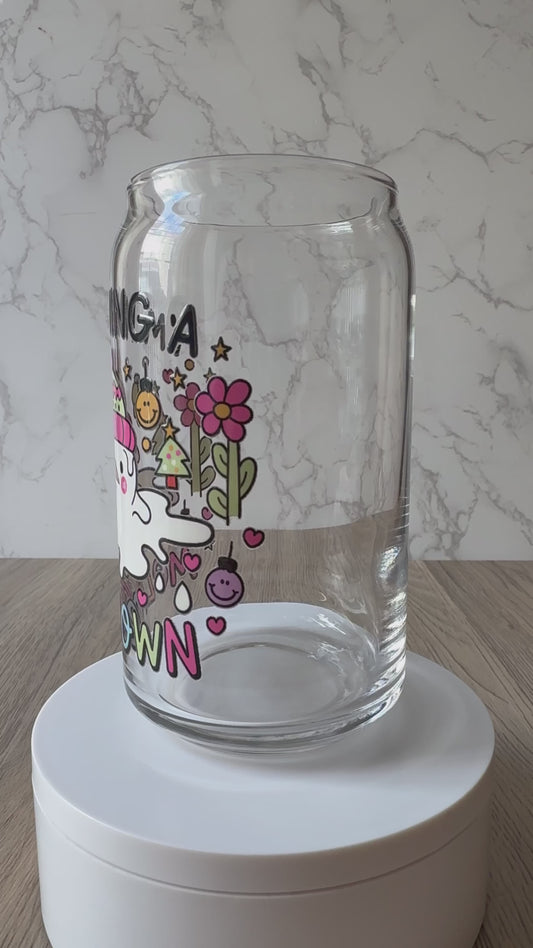 i'm having a meltdown glass cup